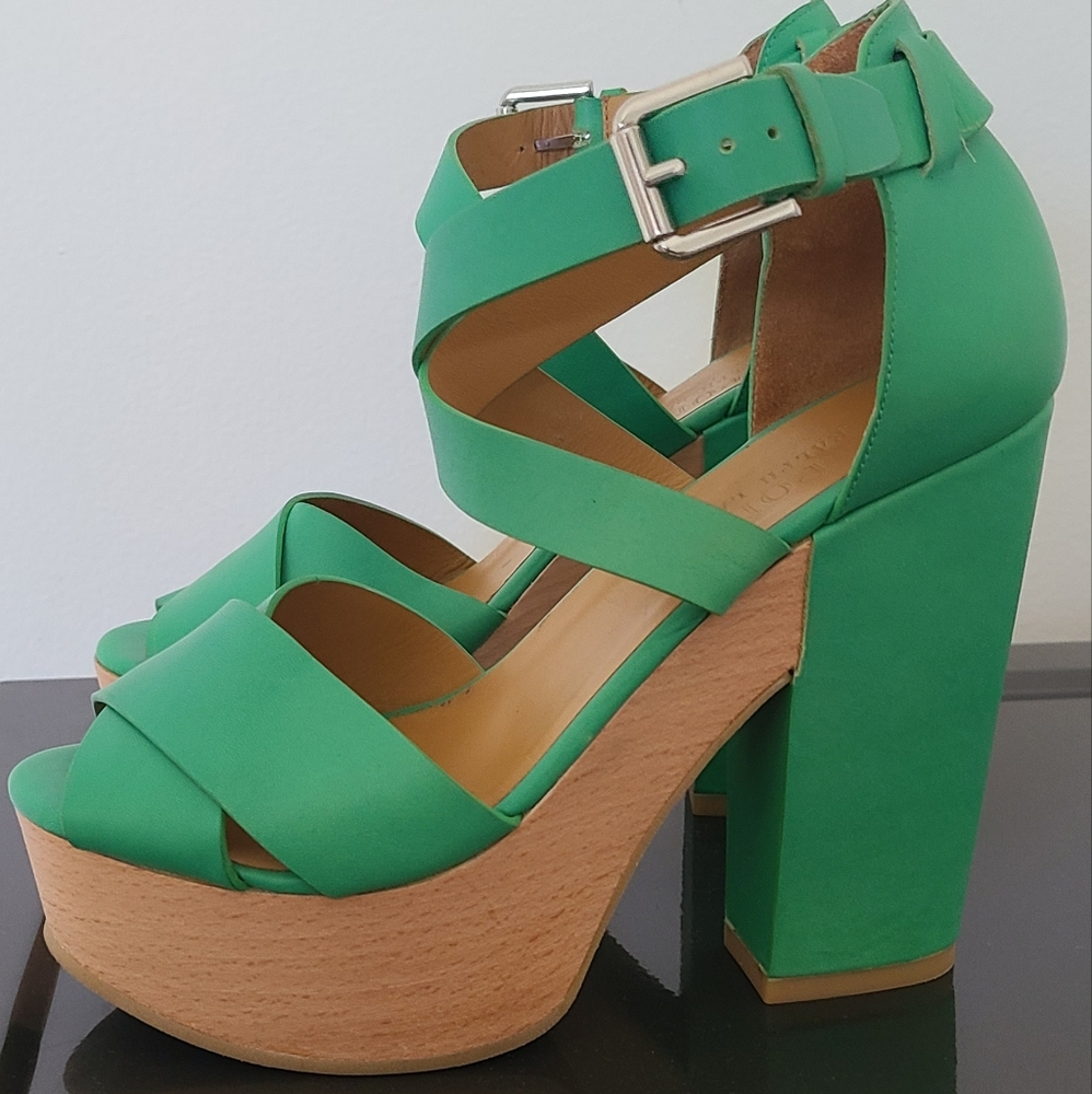 Polo Ralph Lauren Platform Green Sandals